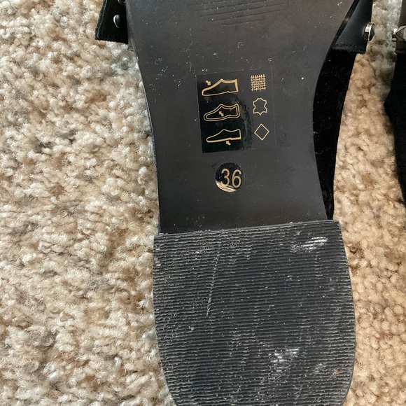 SHELLYS LONDON VELVET STUDDED CLOGS - Picture 6 of 8